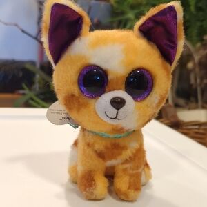 Ty Yellow Plush Toy Dog